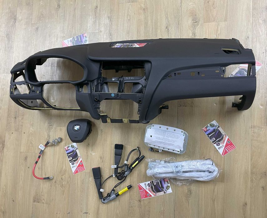 BMW X3 X4 plansa de bord - kit airbag volan pasager cortina  - centuri