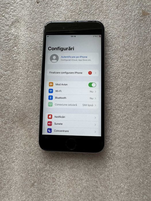 Iphone 6S Negru 32 GB  96% Baterie  Merg aplicatiile toate