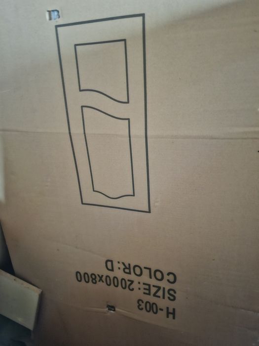 Usi de interior maro inchis - 3 bucati