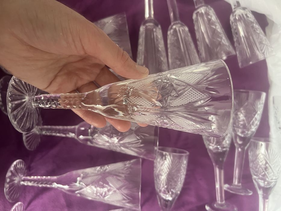 Хрустальные фужеры СССР