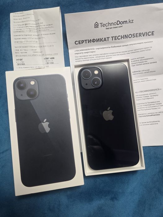 Iphone 13 с гарантией и чеком