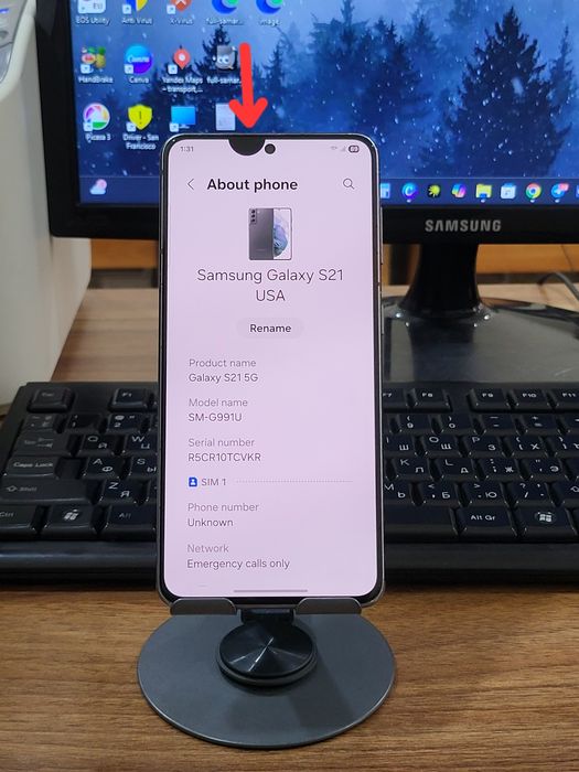 Samsung Galaxy S21 5G 8/128GB (Sim + E-Sim)