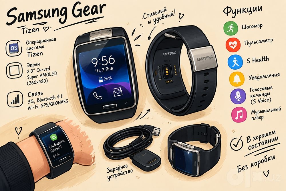 Продам часы Samsung Gear S