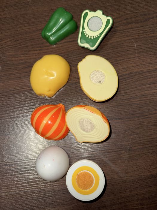 набор игрушечных продуктов