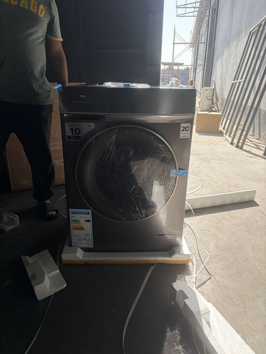 Стиральная машина kir moshina TCL 10 kg  dastavka ustanovka garantiya