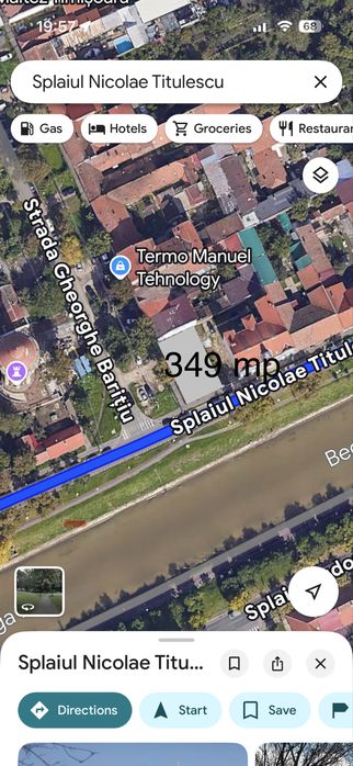 Teren in Timisoara vis a vis de Castelul de apa, situat  pe malul raului Bega (P+3)