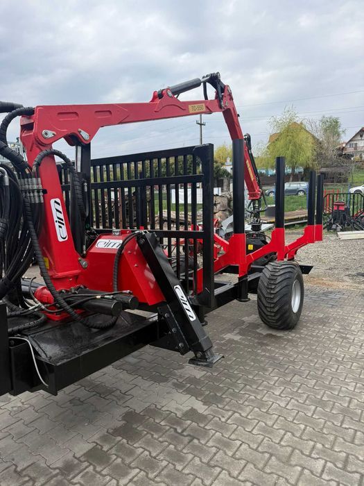 Remorca forestiera de 6 tone