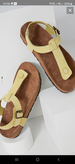 Sandale Answear Lab piele intoarsa, marimea 41