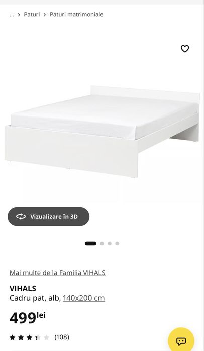 Vand pat Ikea 140/200