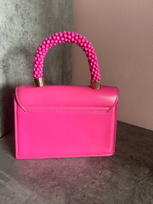 Zara розова чанта