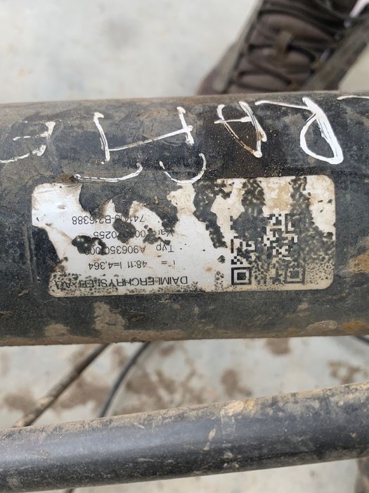 Punte Spate Volkswagen Crafter 2009 2.5 Raport 48:11