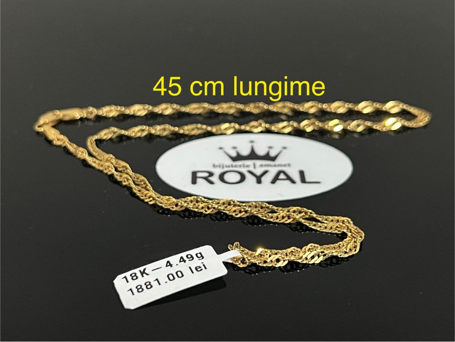 Bijuteria Royal CB : Colier damă aur 18K 4,49 grame