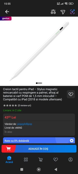 Creion magnetic iPad