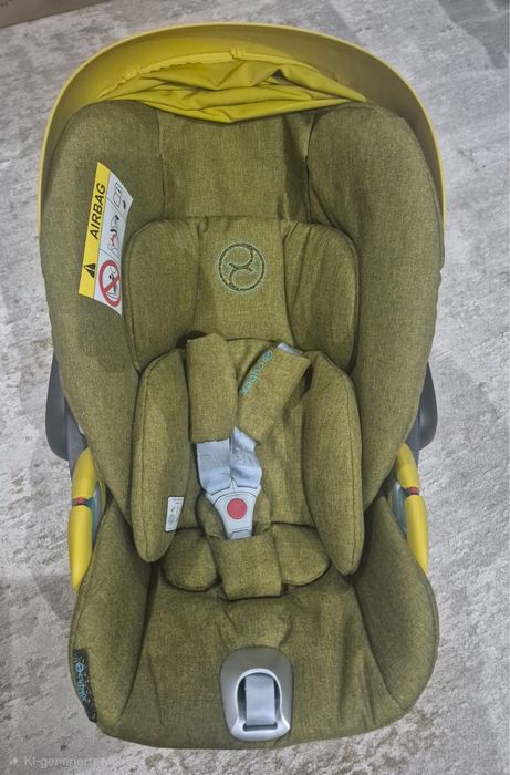 Scoică auto Cybex Platinum Cloud Z2 i-Size Plus - NOUĂ / NEFOLOSITĂ - Mustard Yellow