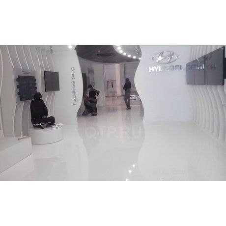 Наливной полимерный пол для торговых центров QTP 4051