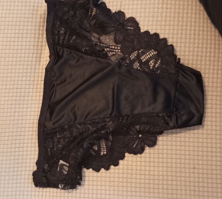 Set trei chiloți dama cu dantela florala M