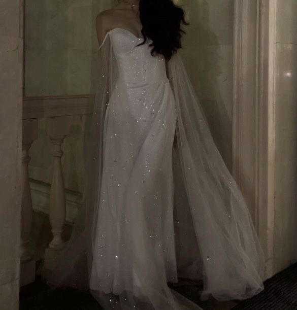 Белое выпускное / свадебное платье