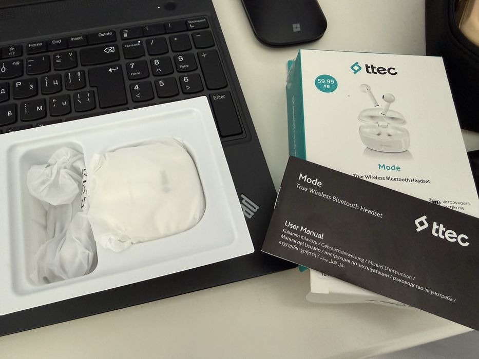 Wureless Bluetooth слушалки ttec