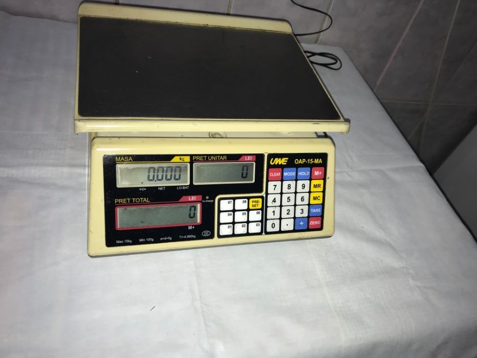 Cantar Partner OAP-15K Capacitate 15kg Afisaj LCD