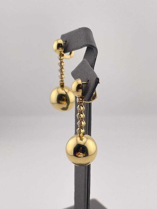 Серьги Шар c Бриллиантами