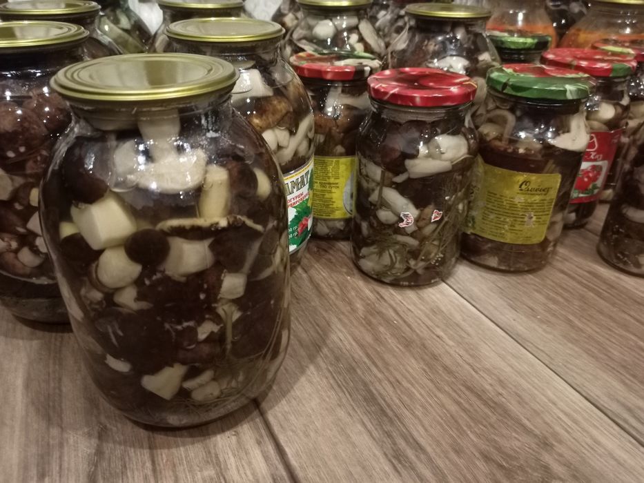 Грибы маринованные