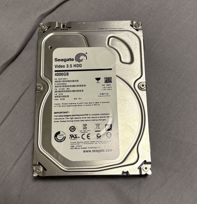 Продам 4TB HDD, в хорошем состояний
