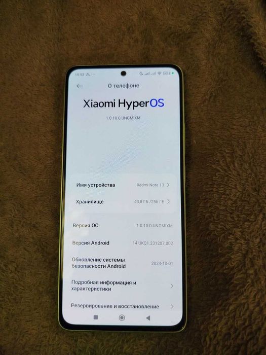 Redmi Not 13  256 xotira rangi qora
