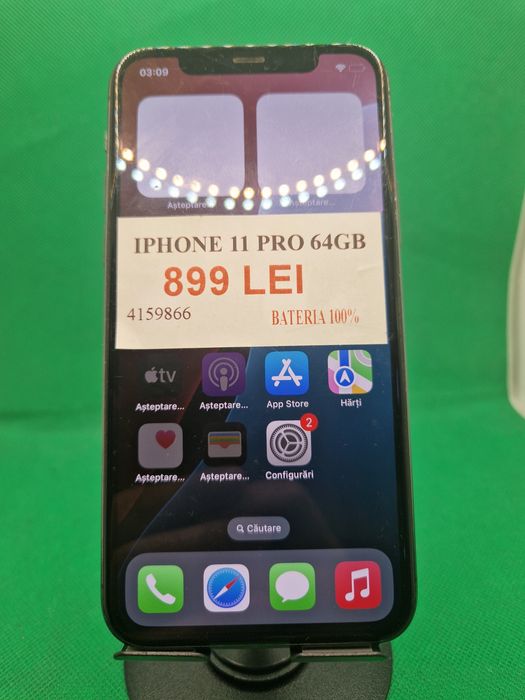 Iphone 11 pro 64gb 100% bat•Amanet Lazar Crangasi•41598