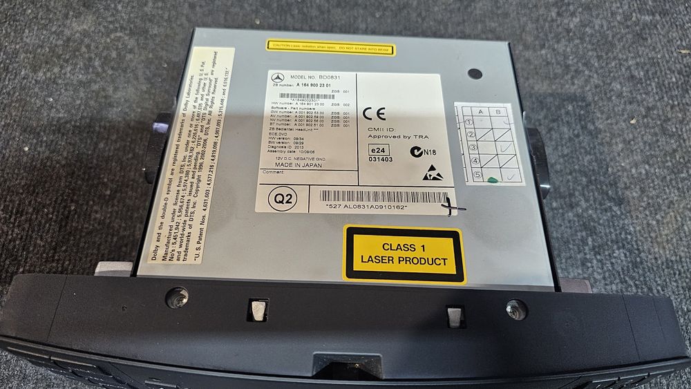 Navigatie Mercedes-Benz ML W164 2011