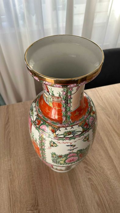 Vaza Portelan de podea inspiratie asiatica Familia Rose