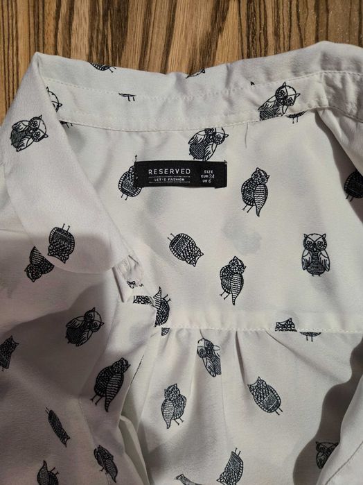Бяла риза на бухалчета на Reserved размер 34 ( хs) в отлично състояние