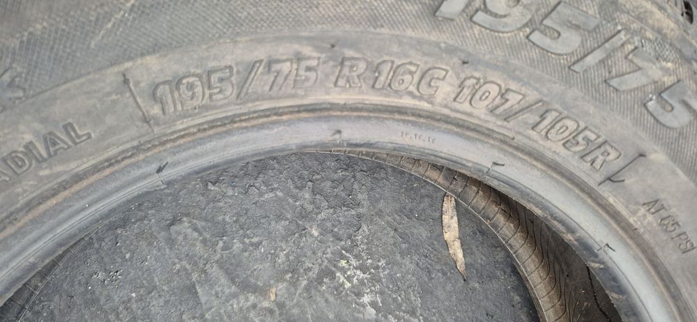 195 75 16 C , 4 michelin, 4 Sebring M+S