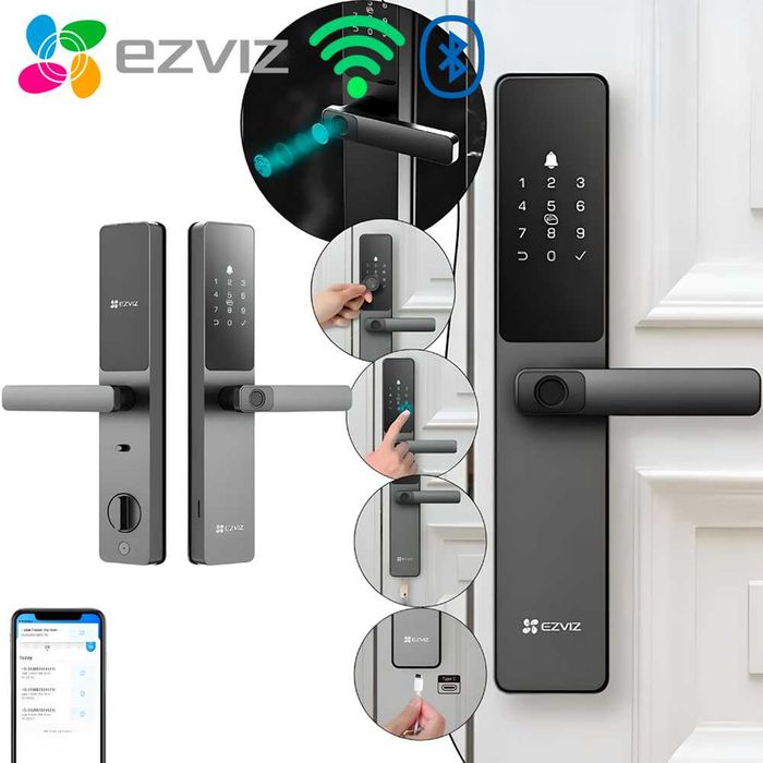 EZVIZ DL05 - Умный дверной замок нового поколения премиум класса