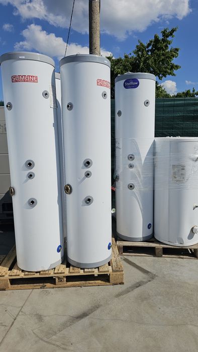 бойлер от 180л до 300л с голяма  серпентина за термопомпа до 30kw