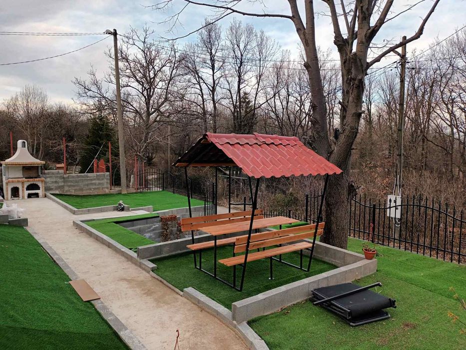 Градинска беседка пейка шатра