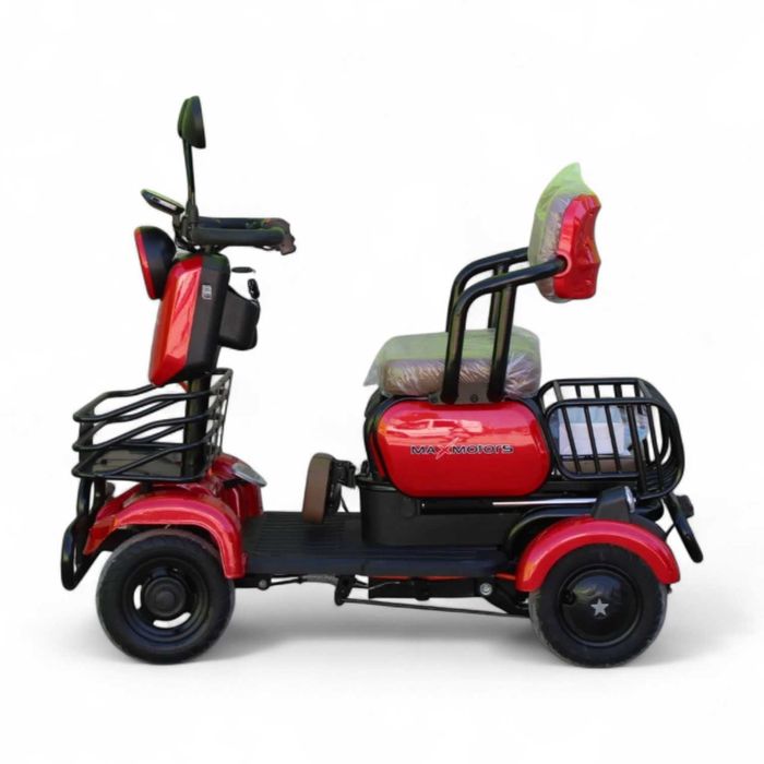 Електрическа триместна четириколка MaxMotors Х4 1500W - RED