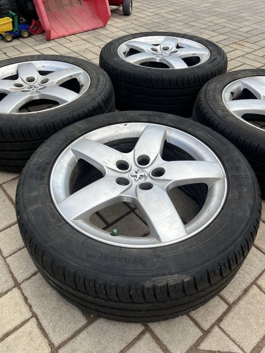 Jante aliaj si cauciucuri vara Peugeot 407 215/55/R17