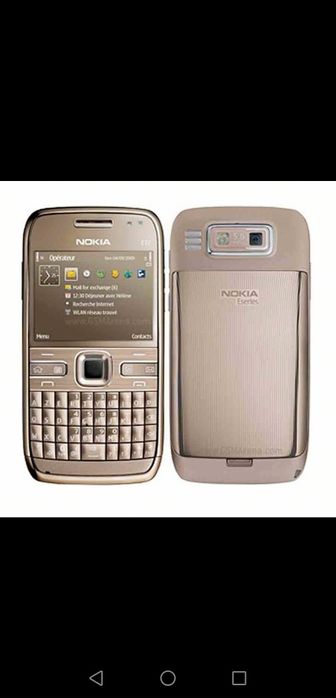 Nokia e72. В золотом цвете.