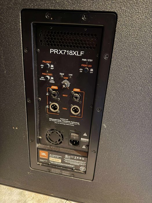 Subwoofer Bas activ JBL Prx718 XLF 1500w 134db Impecabil