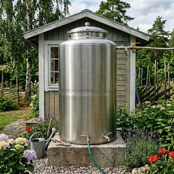 Бак питьевой воды из нержавейки Емкость 500-800л Suv baki Nerjaveyka