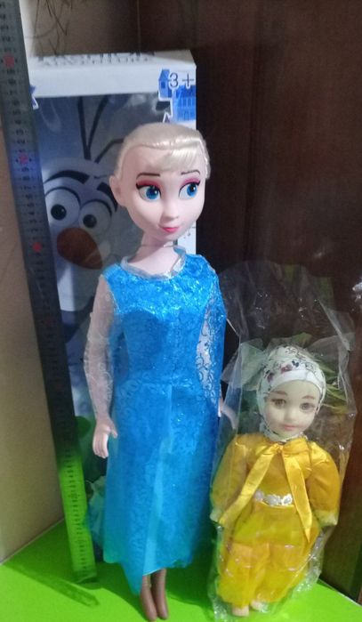 Кукла Барби принцесса Эльза Kukla Barbi Qoʻgʻirchoq Oʻyinchoq 80 sm