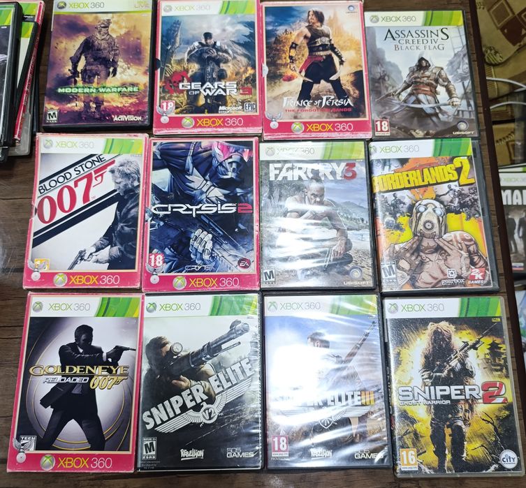 Диски на XBox 360 . 75 штук