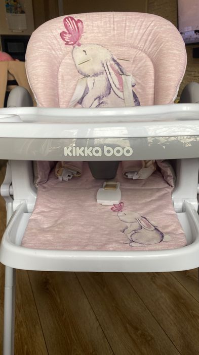 Детско столче за хранене KIKKA BOO Natural Sweet Pink Rabbit
