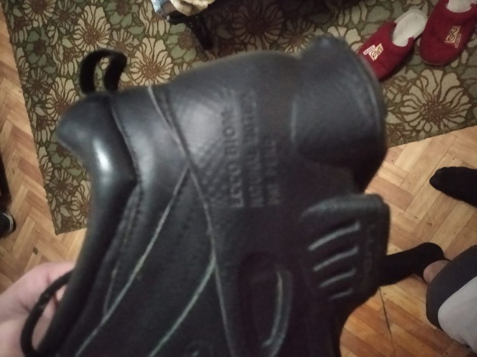 Обувь зимняя кожанные