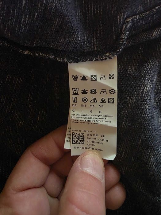 HUGO BOSS Мъжки Суичър Горница С Качулка Ежедневен Спорт Раз.L