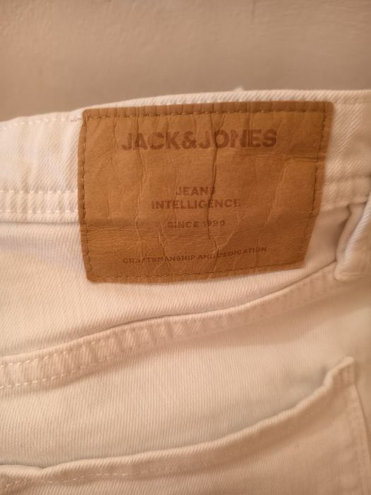 Jeans Blugi Alb Jack & Jones Unisex