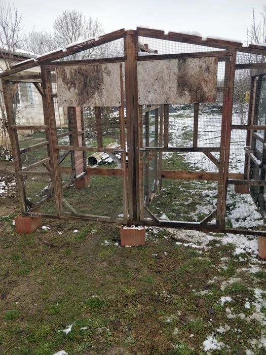 Vind voliera porumbei,gaini