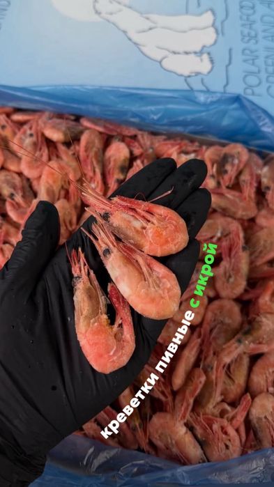 Креветки  и раки  морепродукты по оптовым ценам