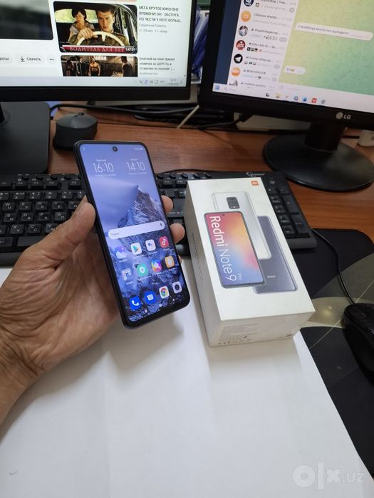 Redmi note 9pro 8/128gb ideal iwlawi zur aybi yuq tozza telefon
