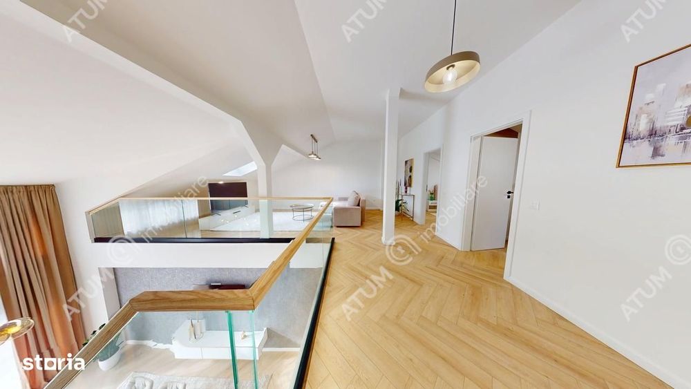 Penthouse 5 camere 3 bai parcare mobilat complet Turnisor Sibiu